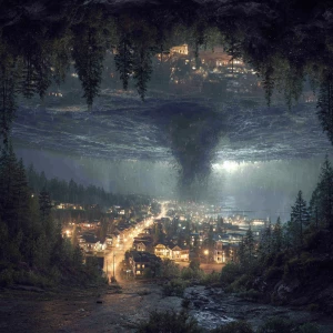 First-person photograph of a third-person perspective of a fourt...