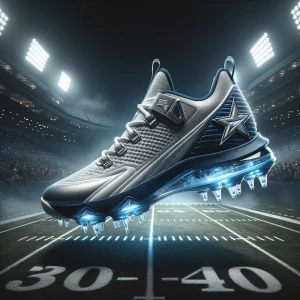 "High-end concept sneaker inspired by the Dallas Cowboys — sleek...