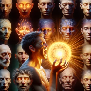 With the sun in my hand
Gonna throw the sun
Way across the land-...