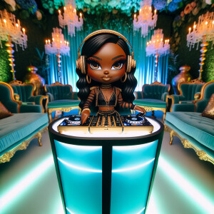 Create an eye-catching and stylish artwork for 'Boujee Remix Win...