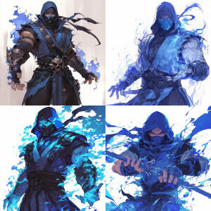Sub zero, one character full body