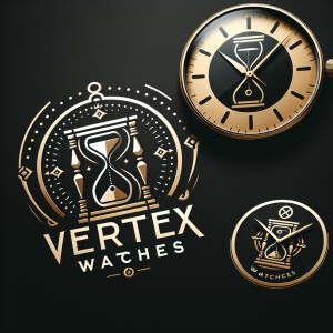 Logo for watch brand named vertex watches