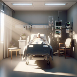 The sterile scent of antiseptic hung heavily in the small hospit...