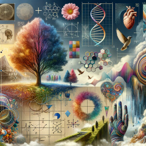 The golden ratio, Minimalist art Circuit, boards, circuitry, diagrams Cellular structures, DNA, circuit boards, colorful wires,  asian and Egyptian  graffiti, lie detector graphs, cardio, printout , branches infinity sign, cave, Art, handprints, distant birds flying, flowering vines, abstract gestural painting, dna, weather maps