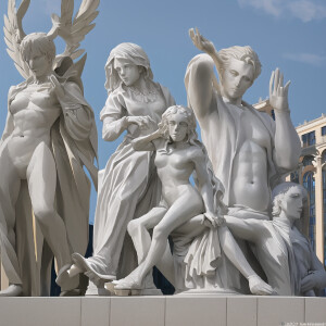 BMW sculpture Hermitage Museum