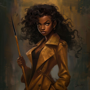 Niobe stands at 5'7" with a commanding presence. Her light brown...