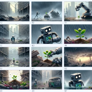 Storyboard Details:

Scene 1:
- Setting: A vast, decrepit cit...
