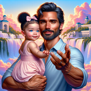 Create a 3D realistic artwork featuring the phrase 'Jesus Saves'...