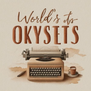 Minimalist vintage-style illustration, bold serif text reading '...