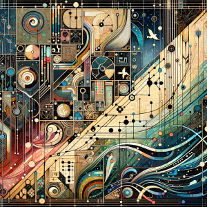 The golden ratio, Minimalist art Circuit, boards, circuitry, diagrams Cellular structures, DNA, circuit boards, colorful wires,  asian and Egyptian  graffiti, lie detector graphs, cardio, printout , branches infinity sign, cave, Art, handprints, distant birds flying, flowering vines, abstract gestural painting, dna