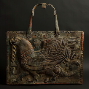 Sumerian Dragon Handbag of ancient astronauts.