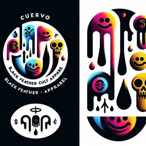 Design a circular corporate logo that seamlessly blends playfuln...