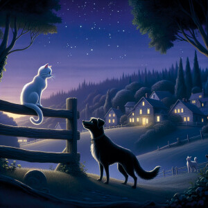 In a quaint little town nestled between rolling hills and whispe...