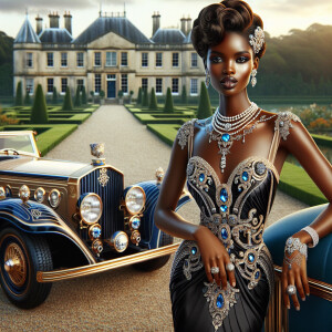 Create a vibrant, 3-D realistic illustration of an light skin, H...