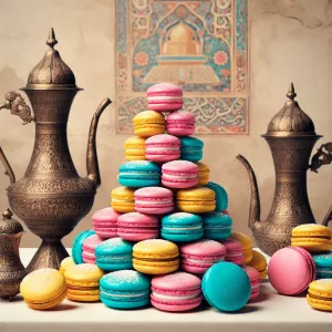 Macaron cookies in the 7th century in Baghdad