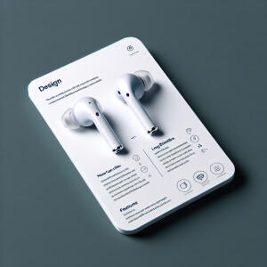 Create a product card for a AirPods
