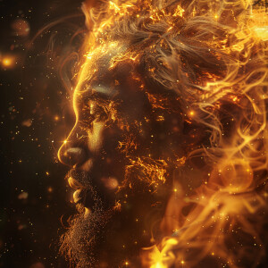 Ultra-realistic, high-definition rendering, double exposure, cin...