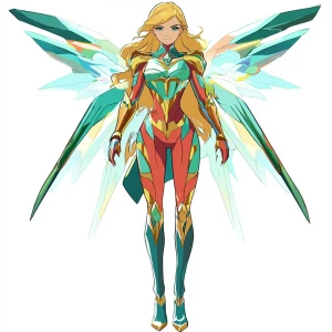 Valkyrie of Psychokinesis, Aurora Borealischaracter composition,...