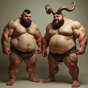 César y Raúl tienen el pene igualito y con esos musculosos cuerp...