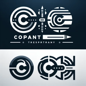Create an image of the DC Comics logo with bold, large font, fea...