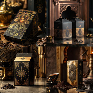 Showcase a limited edition Yemeni coffee release with premium pa...