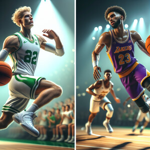 Larry Bird 🏀 magic Johnson