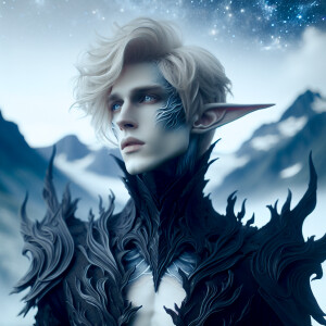 Caranthir-Ar-Fieniel from the Witcher uses magic to alter the st...