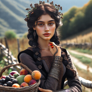 A gorgeous teenage lady in georgia 5th century