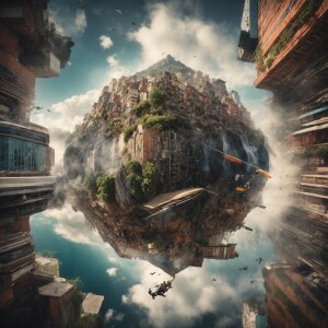 Create a visually stunning ultra high-definition 3D montage show...