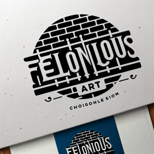 Only say Felonious Art on the wall 🧱 with prison bars,