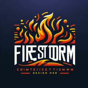 Logo that says Firestorm