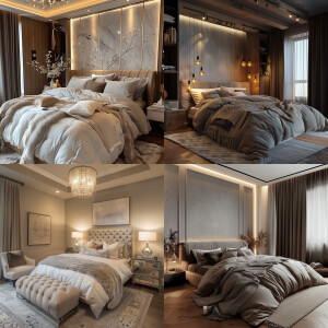 Design a stylish and cozy bedroom that reflects your personality...
