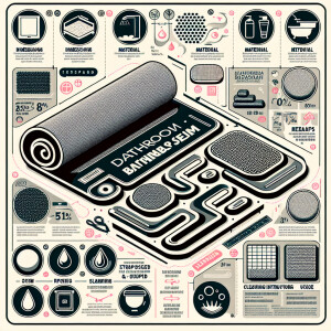 Infographics for the bathroom mat