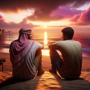 I wish I could write on every rainbow that my friend stay by me....