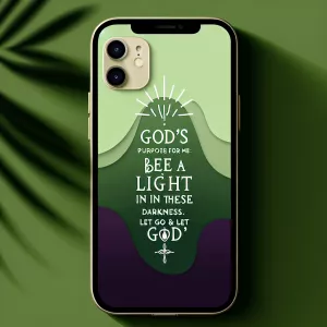 Create a background for iPhone 12 with a harmony heavenly lime g...
