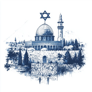 Create an image depicting a message of solidarity with the israe...