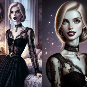 Delicate pale white woman, glamour, slim body, ultra detailed de...