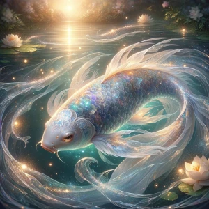 **Prompt for a Radiant Celestial Koi Fish:**

"Create a serene a...
