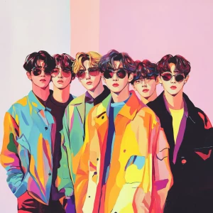 K-Pop boyband Music Cover