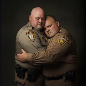 Lifesize digital photography portrait of a best romantic male bu...