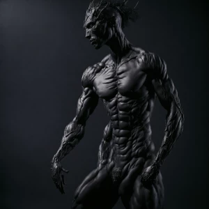 Depict the male personification of Lust from the Seven Deadly Si...