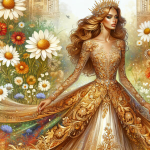 Craft an exquisite, airbrush-style illustration that depicts a c...