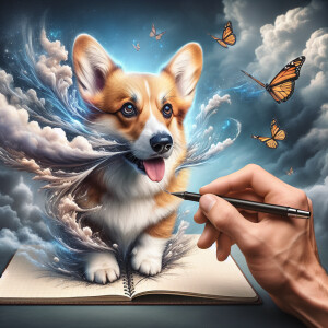 Prompt: A highly detailed, hyper-realistic piece of digital art...