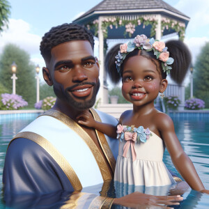 Create a lifelike image of an light skinned African-American Jes...
