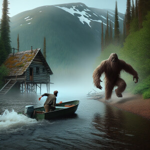 At the base of a mountain near the Chehalis Reserve, illustrate...