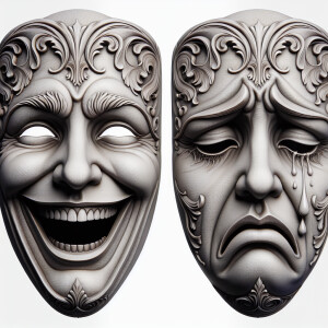 Smile now cry later mask