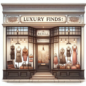 A picture of a store front that looks like it’s a designer resel...