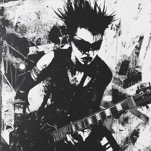 Punk music cover