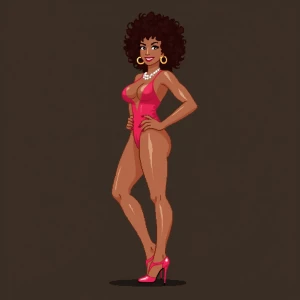 Misty Stone posing. Sexy.