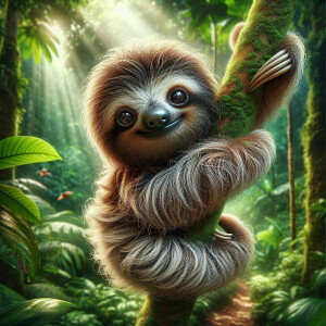 Baby sloth